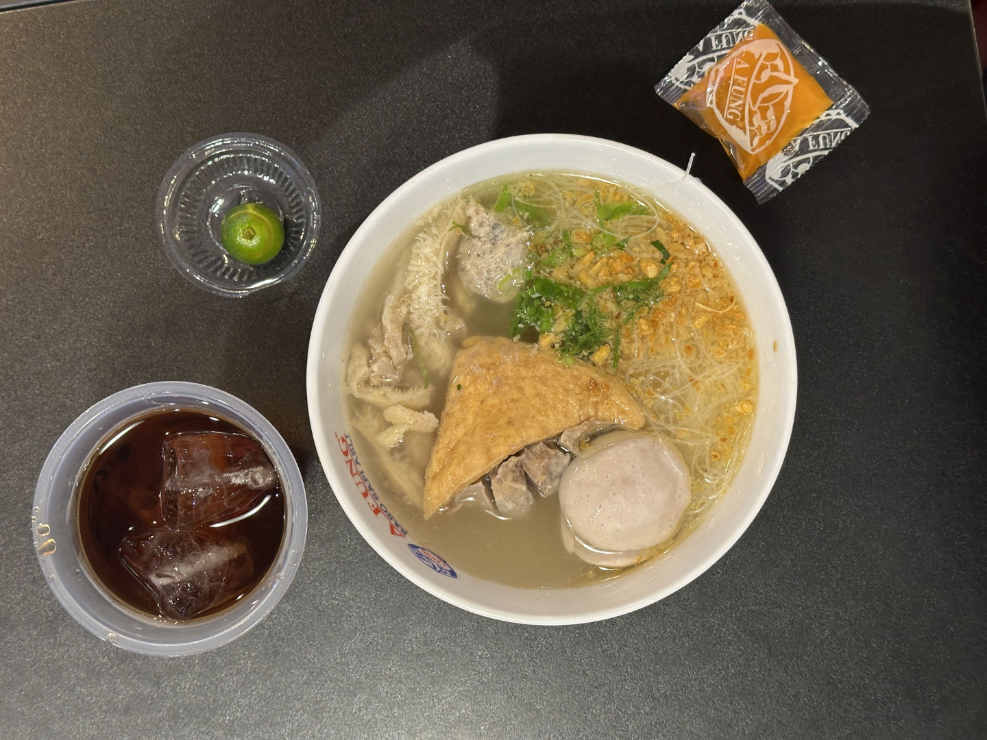 A Fung Baso Sapi Asli Baso Bihun