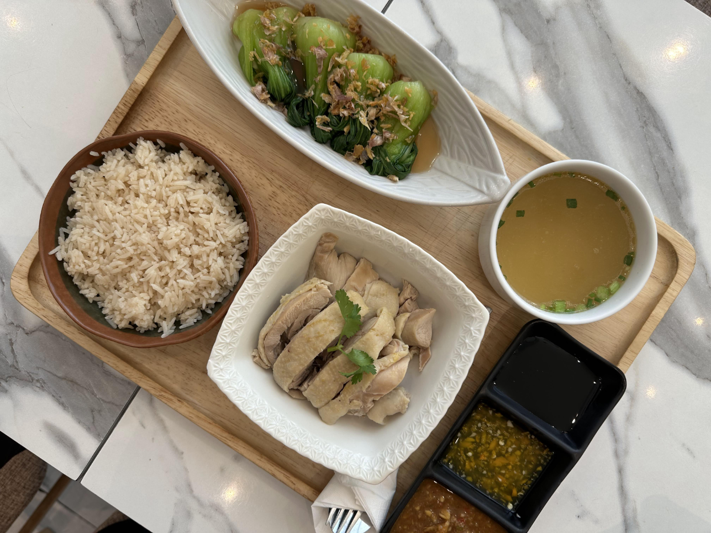 AIM Deli Hainanese Chicken Rice Set