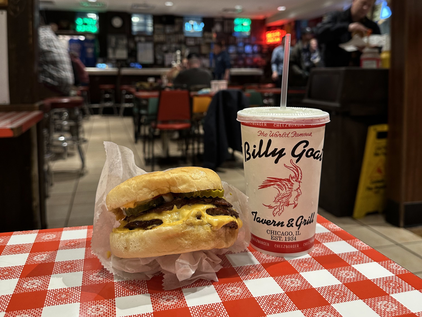 Billy Goat Tavern Triple Cheezborger