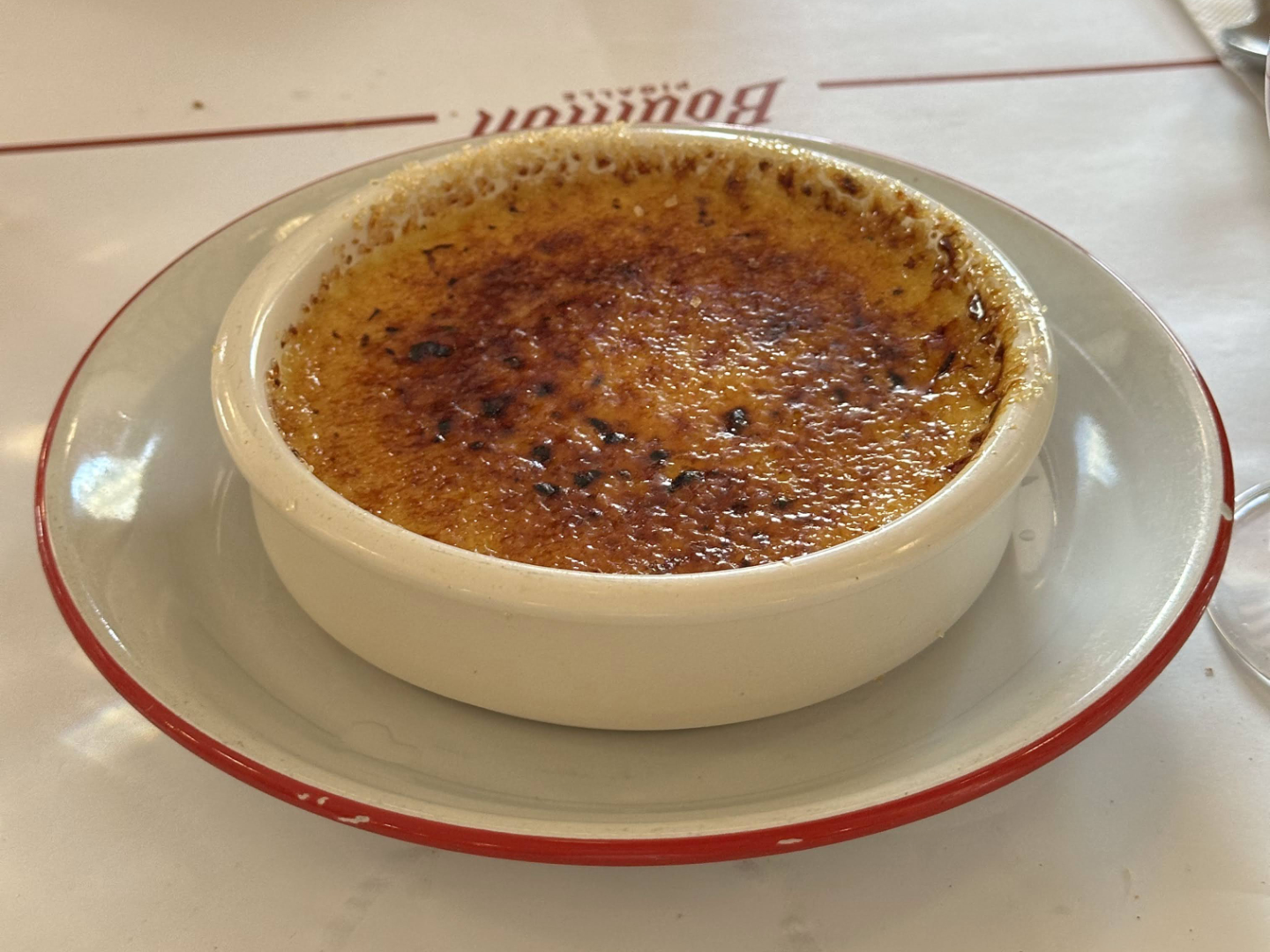 Bouillon Pigalle Crème Brûlée