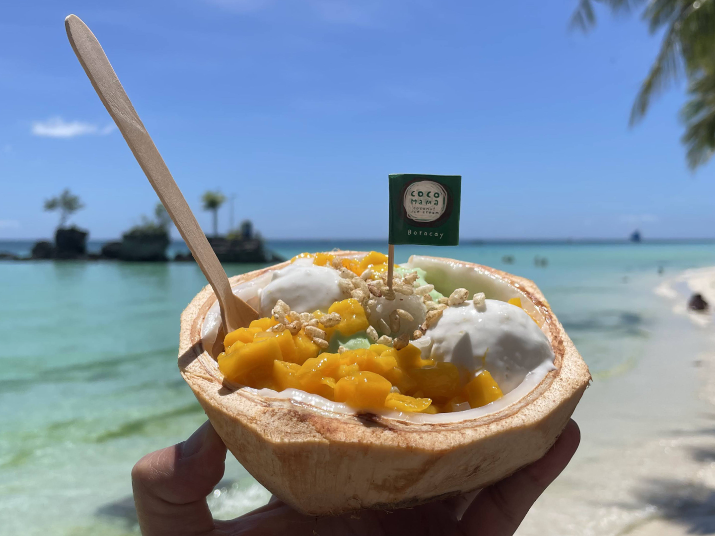 Coco Mama Coconut Ice Cream with Mango