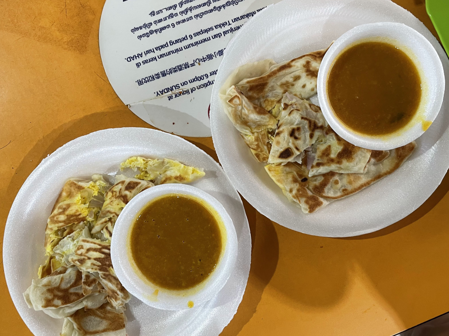 Egg Roti Prata