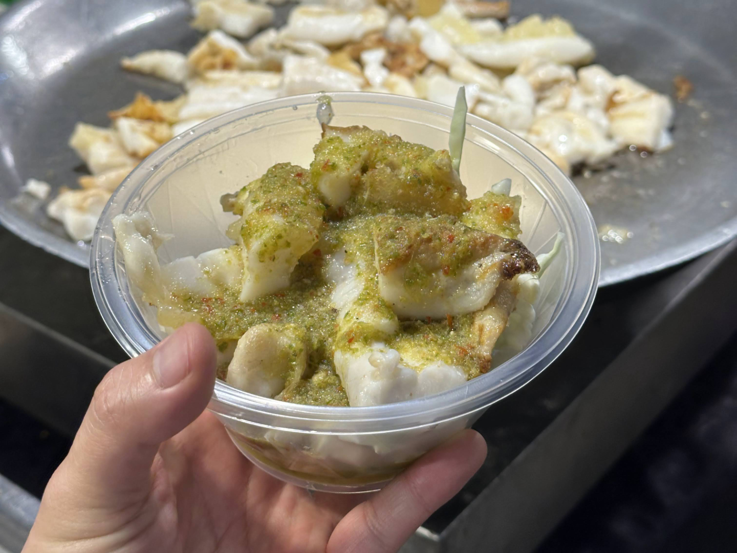 Fried Squid Eggs