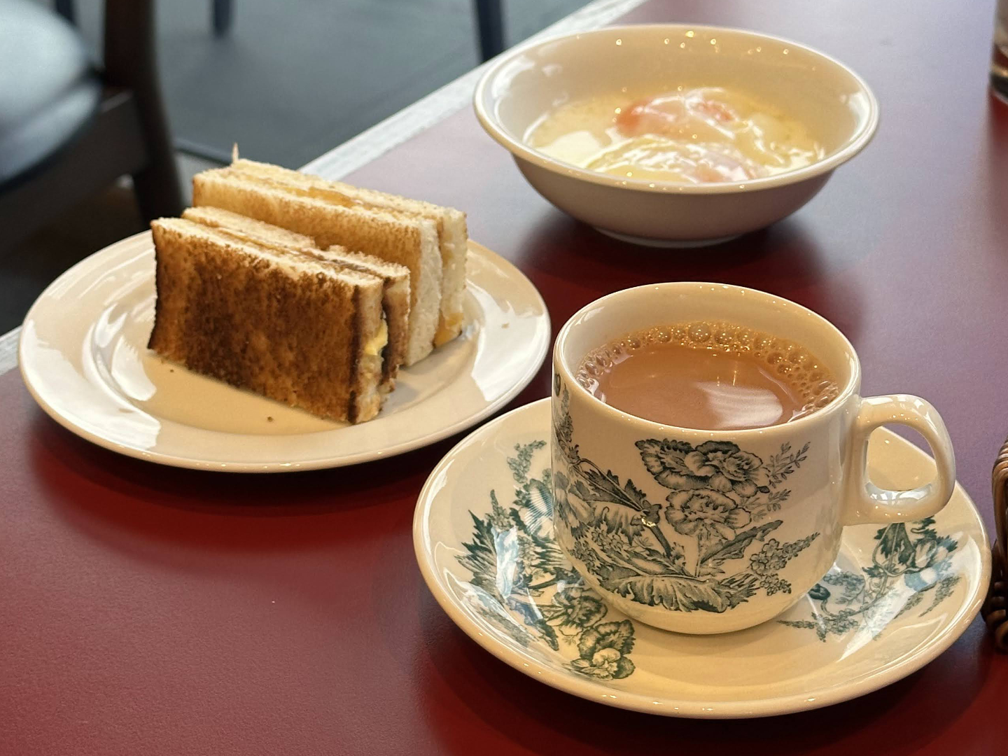 Kaya Toast and Teh Tarik