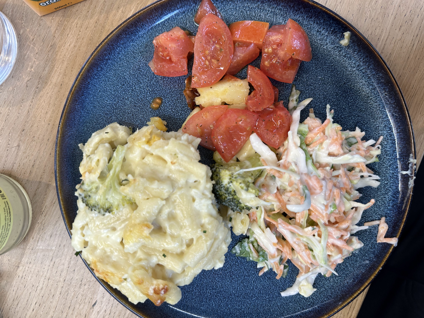 Macaroni Cheese and Coleslaw Salad