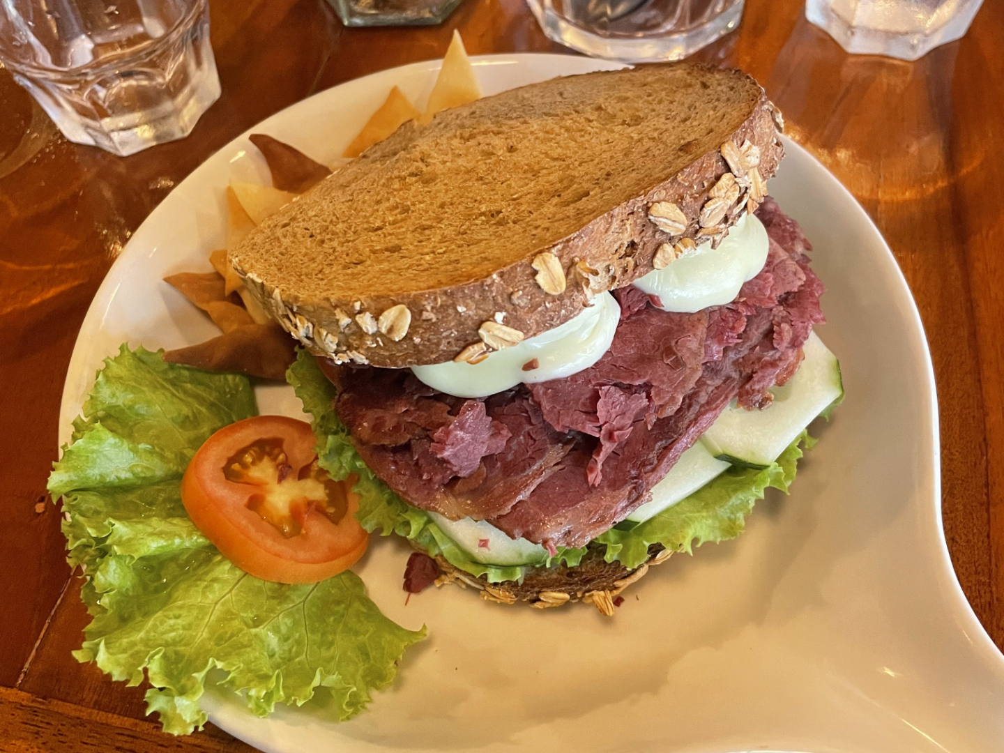 Poco Deli Pastrami Sandwich