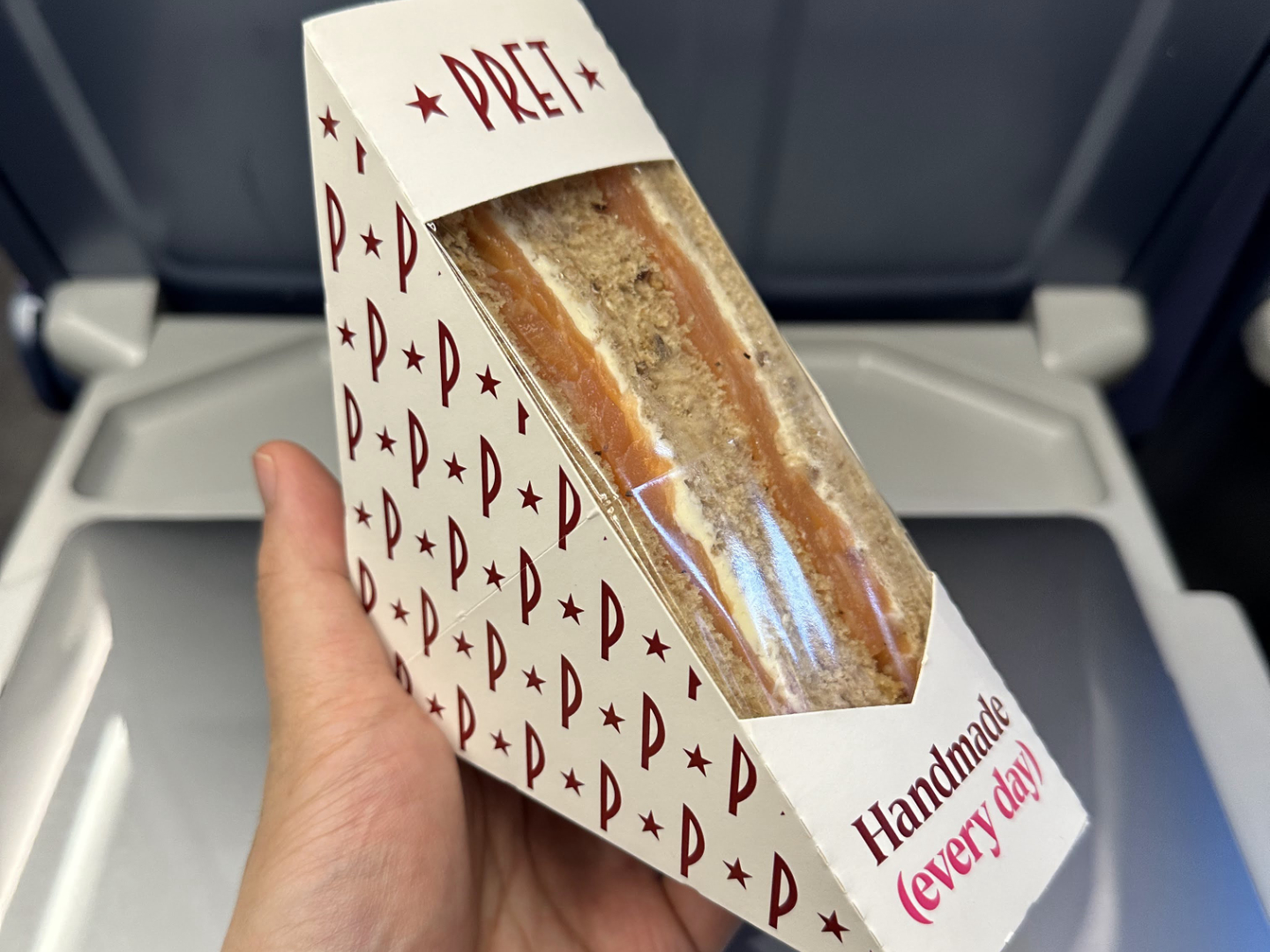 Pret A Manger Scottish Smoked Salmon Sandwich