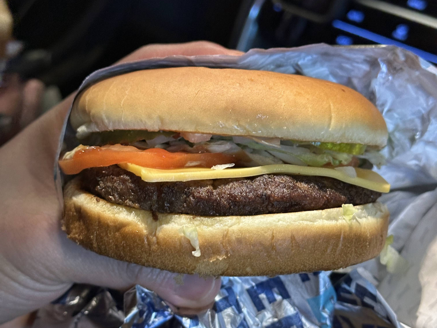 Sonic Drive-In Cheeseburger