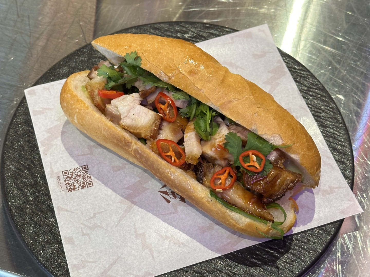 Storm Bite Crispy Pork Belly Bánh Mì