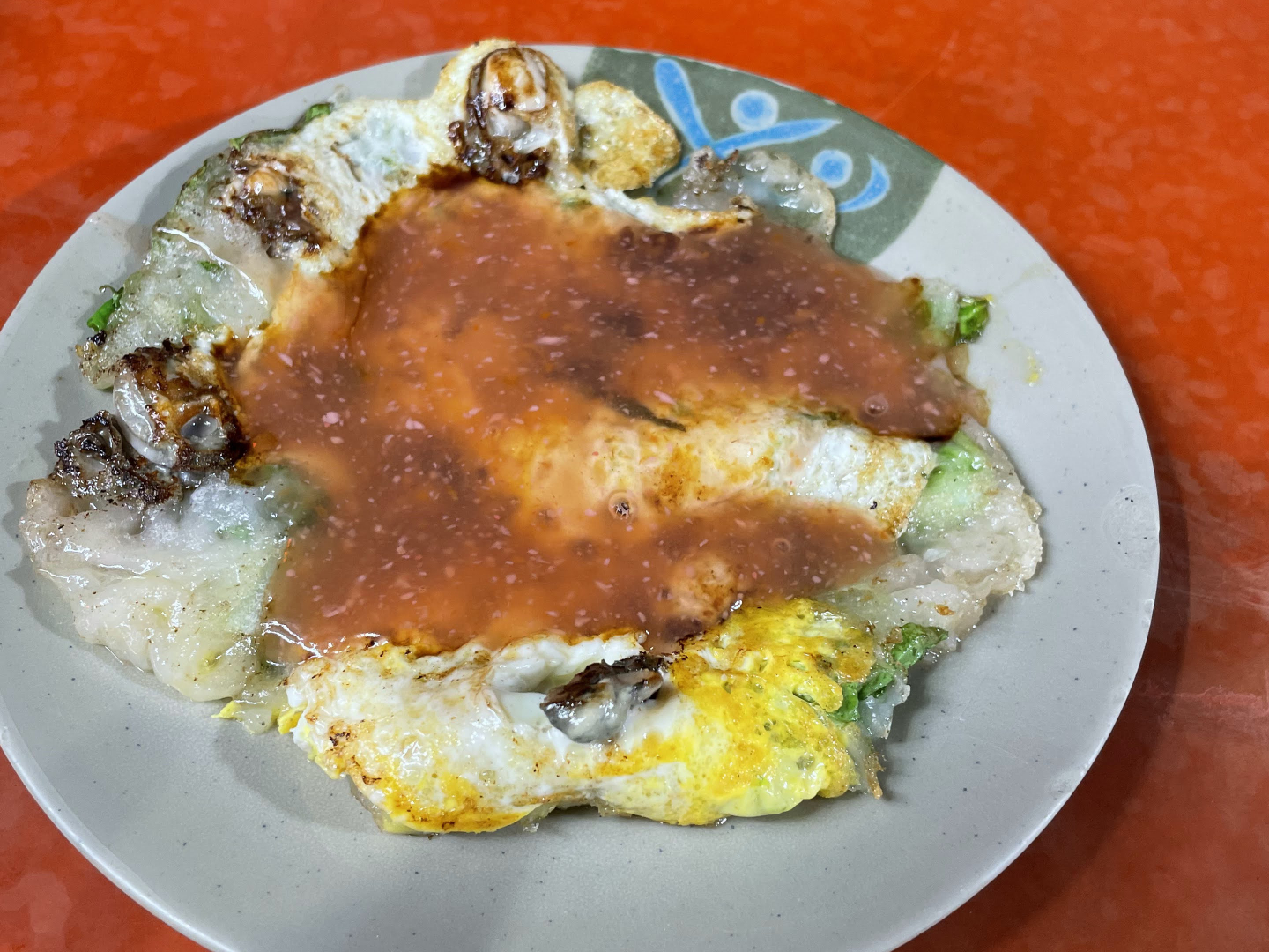 Taiwanese-Style Oyster Omelette