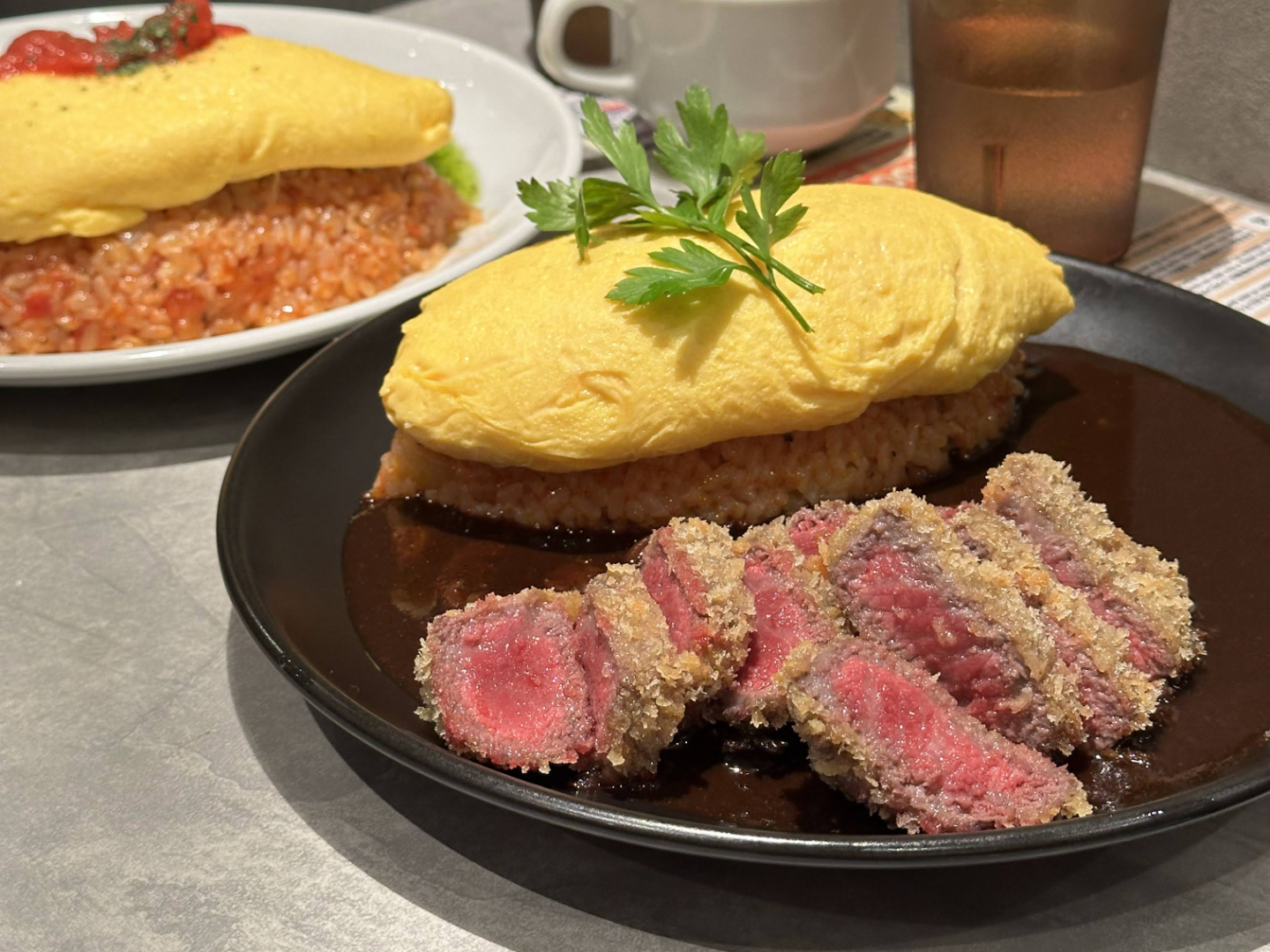 TAMAGO-KEN Wagyu Cutlet Omurice