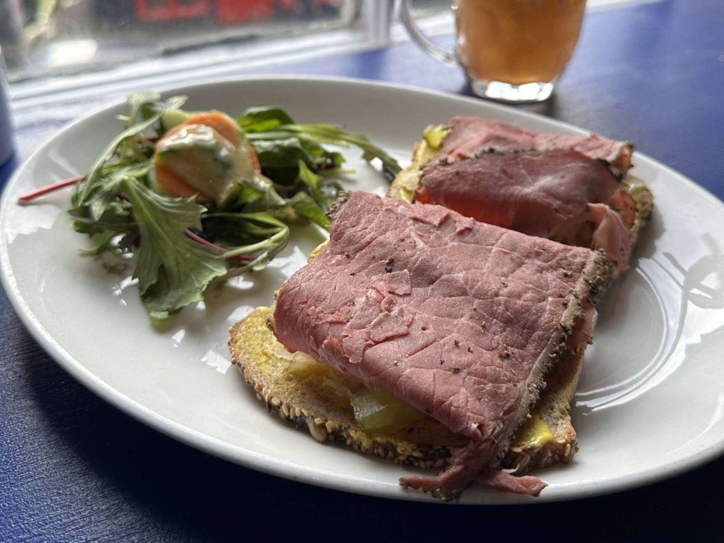 The Elephant House Peppered Pastrami Sandwich