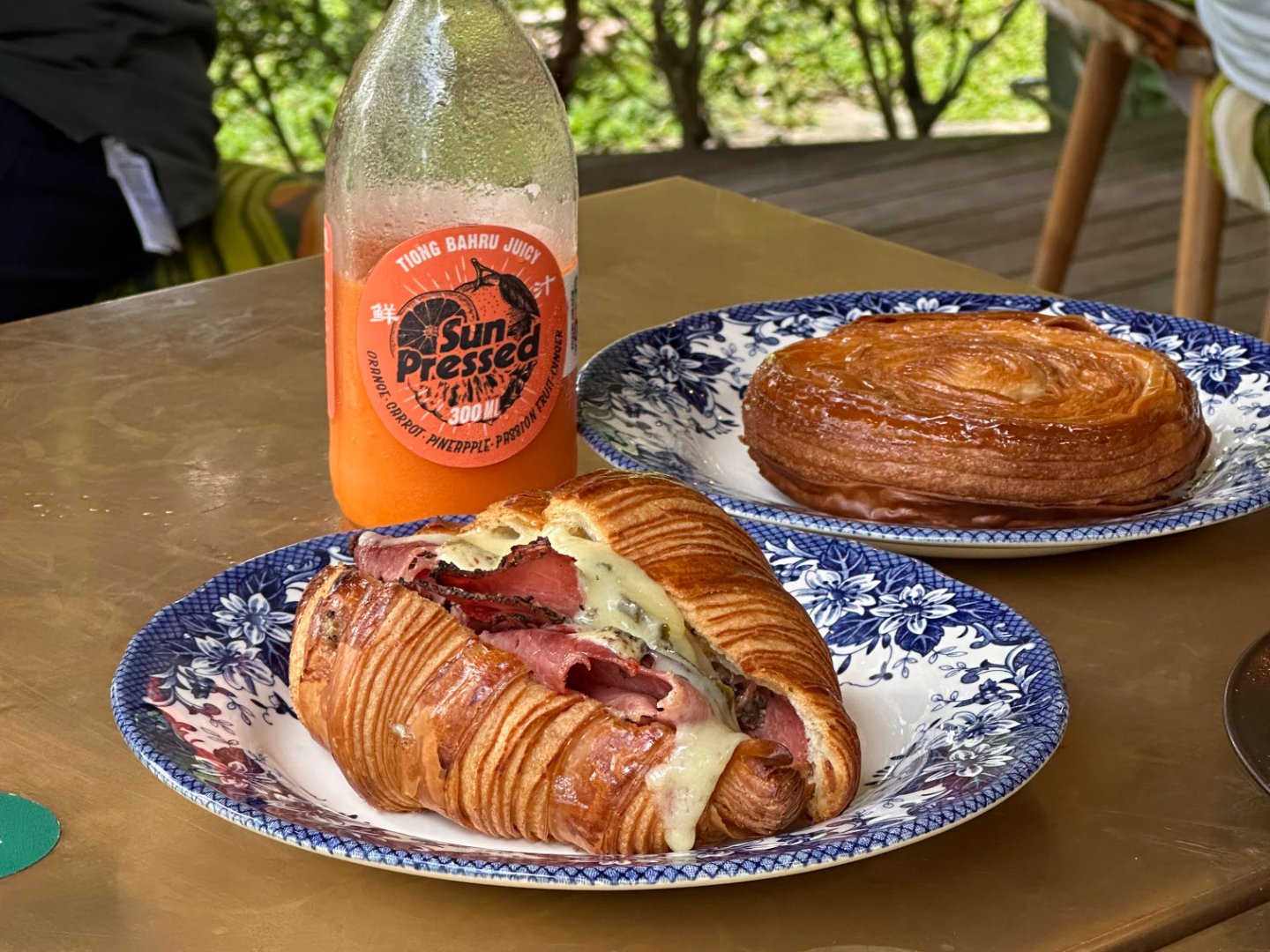 Tiong Bahru Bakery Beef Pastrami Croissant and Kouign Amann