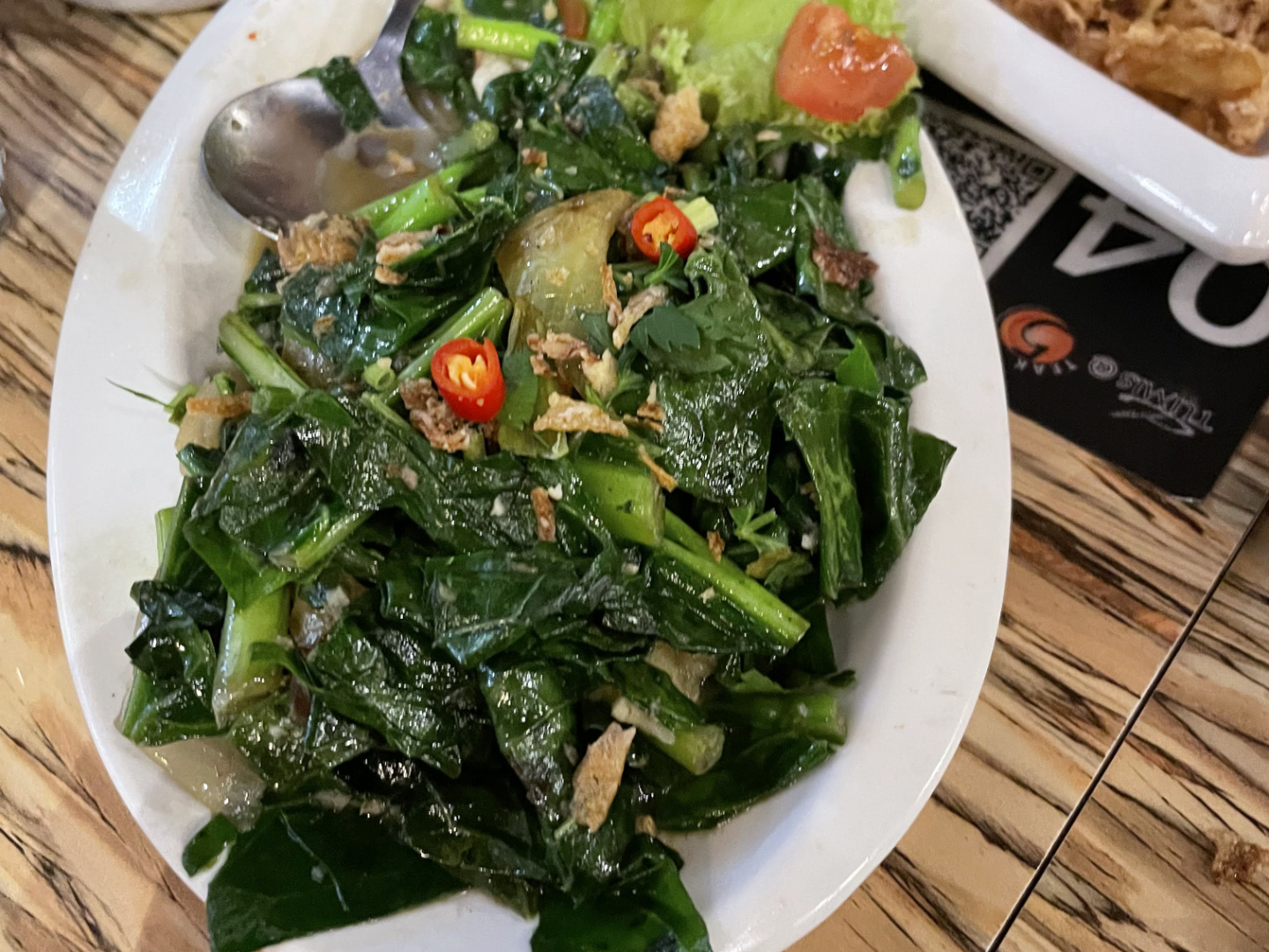 Tumis At Teak 5 Kailan Ikan Masin