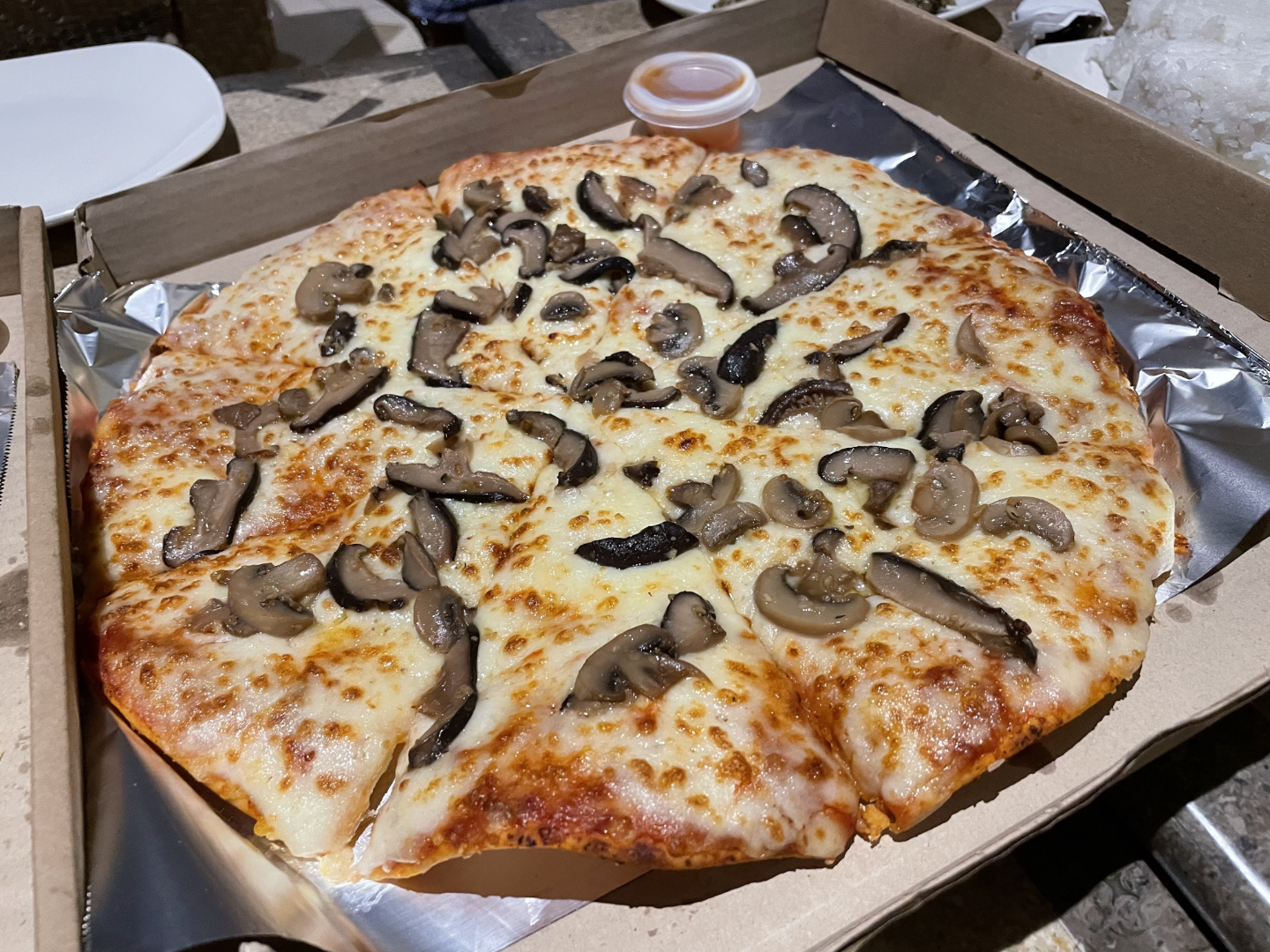 Two Seasons Mushroom Pizza