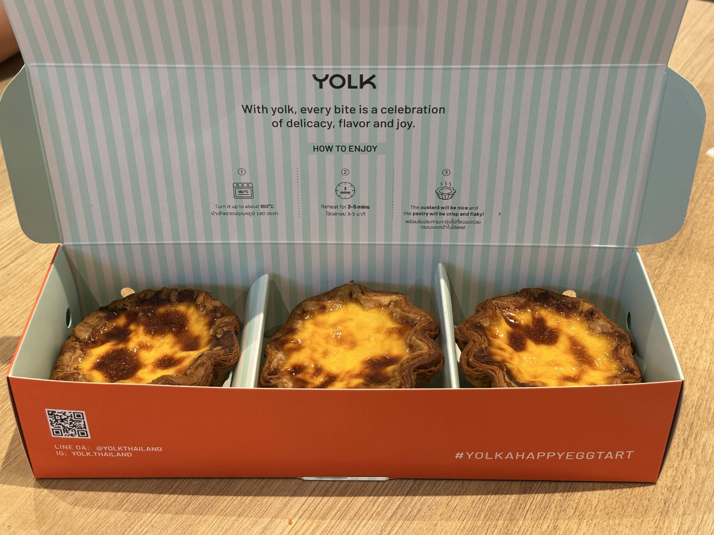 YOLK Signature Egg Tart