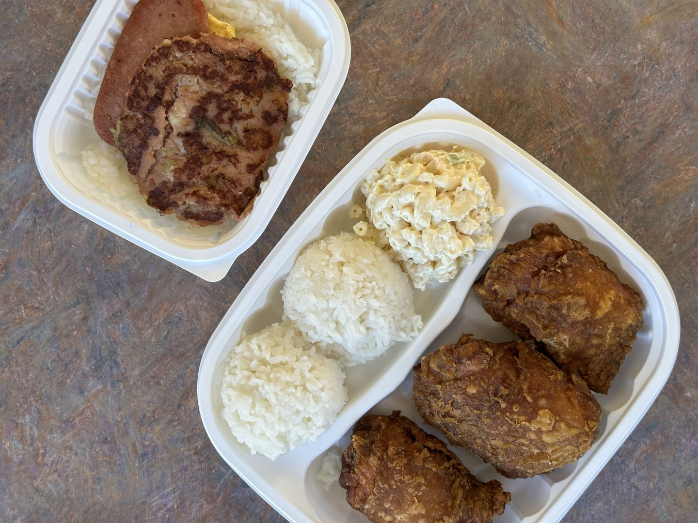 Zippy's Meat 'N Eggs and Fried Chicken Plate